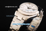 Rolex Datejust II Oyster Perpetual Swiss ETA 2836 Automatic Movement Full Steel with White Dial and White Stick Markers