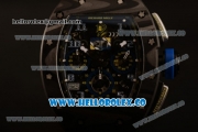 Richard Mille RM 011 Felipe Massa Chronograph Japanese Miyota 9015 Automatic Carbon Fibera Case with Skeleton Dial Arabic Numeral Markers and Carbon Fiber Strap (KV)