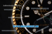 Rolex GMT-Master II Asia 2813 Automatic Steel Case with Black Dial and Army Green Nylon Strap Dot Markers