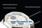 Audemars Piguet Royal Oak 41MM Chronograph Swiss Valjoux 7750 Automatic Steel Case/Bracelet with White Dial (EF)