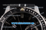 Ulysse Nardin Maxi Marine Diver Miyota OS20 Quartz Steel Case with Black Dial and Black Rubber Strap Black Hands