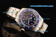 Rolex Sea-Dweller Oyster Perpetual Date Automatic Movement Full Steel with Blue Dial and Blue Bezel