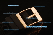 Breitling Chronospace Chronograph Quartz Rose Gold Case with White Dial and Black Rubber Strap