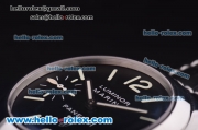 Panerai Luminor Marina Logo PAM 005 Swiss ETA 6497 Manual Winding Movement Black Dial