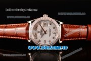 Rolex Day-Date Asia Automatic Steel Case with Diamonds Markers White MOP Dial and Diamonds Bezel (BP)