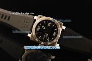 Bell & Ross Aviation BR 03 Original Quartz Movement Steel Case with Black Dial and Black Rubber Strap-1:1 Original