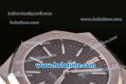 Audemars Piguet Royal Oak Asia 2813 Automatic Stainless Steel Case with Black Dial and Stick Markers