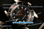 Rolex Milgauss Vintage 1950s Asia 2813 Automatic Steel Case with Black Dial White Markers Markers and Black Nylon Strap