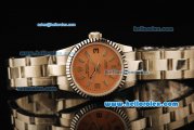 Rolex Oyster Perpetual Automatic Movement Full Steel with ETA Coating Case and Stick Markers/Arabic Numerals