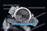 Rolex Datejust II Swiss ETA 2836 Automatic Steel Case with Sliver Dial Stick Markers and Stainless Steel Bracelet (BP)