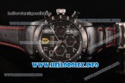 Scuderia Ferrari Chronograph Miyota OS20 Quartz PVD Case with Black Dial and Silver Arabic Numeral Markers