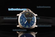 Panerai Luminor Marina Vintage 3646 Automatic Movement Stainless Steel Case with Black Dial and Black Leather Strap Panerai Luminor Marina Vintage 3646 Automatic Movement Stainless Steel Case with Black Dial and Black Leather Strap