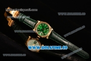 Rolex Day-Date Asia 2813/Swiss ETA 2836/Clone Rolex 3135 Automatic Yellow Gold Case with Stick Markers and Green Dial (BP)