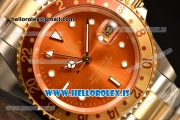 Rolex GMT-Master Vintage Brown Dial With Brown Bezel 2813 Auto Two Tone Jubilee Strap