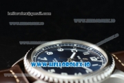 Breitling Navitimer 8 Swiss ETA 2824 Automatic Steel Case Blue Dial With Arabic Numeral Markers Brown Leather Strap(ZF)