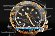Rolex GMT Master II Bamford Asia 2813 Automatic Full PVD with Black Dial and White Markers - ETA Coating