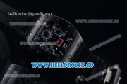 Richard Mille RM 011 Felipe Massa Chronograph Swiss Valjoux 7750 Automatic PVD Case with Black Dial Arabic Numeral Markers and Black Rubber Strap