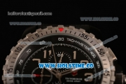 Victorinox Swiss Army Miyota OS10 Quartz Steel Case with Black Dial and Silver Arabic Numeral Markers