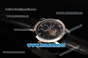 Vacheron Constantin Patrimony Tourbillon Swiss ETA 2824 Automatic Steel Case with Black Dial and Stick Markers