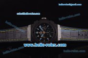 Hublot Big Bang Black Magic amfAR Swiss Valjoux 7750 Automatic Movement PVD Case with Black Dial