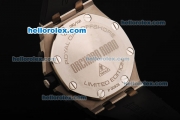 Audemars Piguet Royal Oak Offshore Limited Edition Swiss Valjoux 7750 Automatic Movement Titanium Case with PVD Bezel and Black Rubber Strap