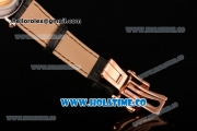 Patek Philippe Calatrava Swiss ETA 2824 Automatic Steel Case with Diamonds Bezel Rose Gold Dial and Diamonds/Roman Numeral Markers