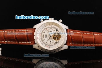 Breitling for Bentley Motors Automatic Tourbillon with White Dial-Big Calendar