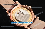 BlancPain L-Evolution Automatic 8 Days Miyota 9015 Automatic Rose Gold Case with Black Dial and White Markers (G5)