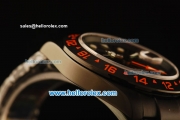 Rolex Explorer Automatic Full Steel with Black Dial and Red Outer Markers -ETA Coating