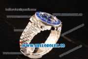 Rolex Submariner Blue Ceramic Bezel With Blue Dial All Steel With ETA 2836 Diamond Markers EW
