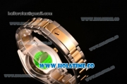 Rolex Sky-Dweller Asia Automatic Two Tone Case/Bracelet with Roman Numeral Markers and Gold Dial