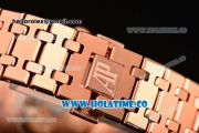 Audemars Piguet Royal Oak 41MM Miyota 9015 Automatic Full Rose Gold with White Dial and Stick Markers (BP)