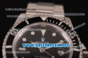 Rolex Sea-Dweller Swisss ETA 2836 Automatic Steel Case/Bracelet with Black Dial and White Dot Markers (BP)