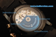 Ulysse Nardin Marine Chronograph Swiss Valjoux 7750 Automatic Movement PVD Case with Black Dial and Black Rubber Strap