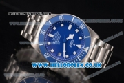 Tudor Pelagos Swiss ETA 2824 Automatic Titanium Case/Bracelet with Blue Dial and White Markers (ZF)