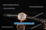 Rolex Cellini Time Asia 2813 Automatic Yellow Gold Case with Black Dial and Stick Markers