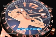 Ulysse Nardin El Toro / Black Toro Asia Automatic Rose Gold Case with Stick Markers Black Dial and PVD Bezel