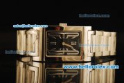 Bvlgari Assioma D Miyota Quartz Movement Black Dial with Silver Markers and SS Strap