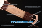 Patek Philippe Grand Complications Perpetual Calendar Miyota Quartz Rose Gold Case with Brown Dial and Rose Gold Stick Markers