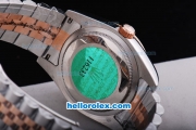 Rolex Datejust Oyster Perpetual Automatic Two Tone with White Dial