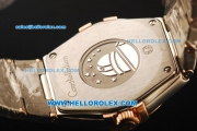 Omega Constellation Swiss Quartz Movement Steel Case with Diamond Bezel/Markers and Two Tone Strap