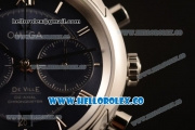 Omega De Ville Co-Axial Chrono Clone Omega 9300 Automatic Steel Case with Blue Dial and Steel Bracelet - (EF)