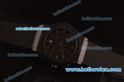 Hublot Classic Fusion Chronograph Quartz PVD Case with Black Dial and Black Rubber Strap