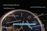 Patek Philippe Complications Asia R10-Tourbillon Automatic Steel Case with Black Dial and Silver Roman Numeral Markers