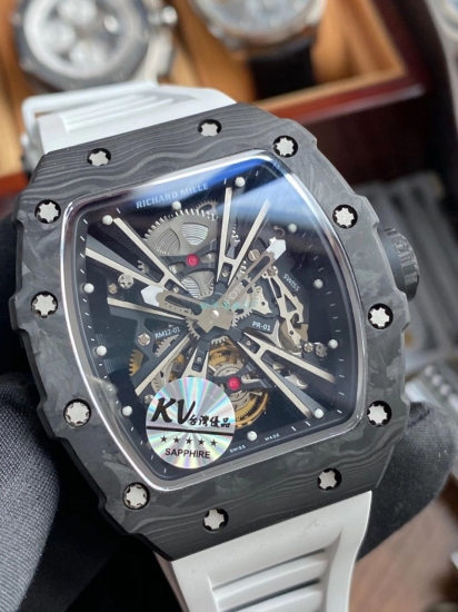 RICHARD MILLE RM 12-01 Limited Tourbillon 1:1 Top Replica Watch (KV) - Click Image to Close