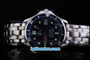 Omega Seamaster Professional Chronometer Automatic with Blue Dial and Blue Graduated Bezel- Green Marking