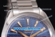 Omega Seamaster Aqua Terra 150 M Clone 8500 Automatic Stainless Steel Case/Bracelet with Stick Markers and Blue Dial (EF)