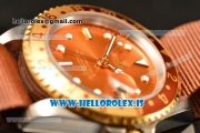 Rolex GMT-Master II Vintage 2813 Auto With Nylon Strap Brown Dial And Brown Bezel Two Tone