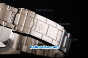 Rolex Sea-Dweller Swiss ETA 2836 Automatic Movement Full Steel with White Markers and Black Dial-Black Bezel