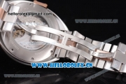 Cartier Cle de Cartier Asia ST16 Automatic Two Tone Case/Bracelet White Dial and Roman Markers